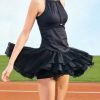 Váy tennis xếp tầng - Màu đen